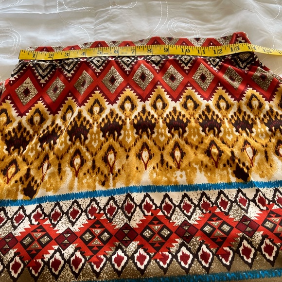 Notations Midi Boho Bottom Flare Skirt - Picture 2 of 7